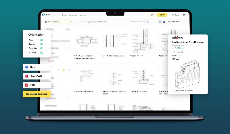 BIMsmith Detail Shelf: Construction Details, Simplified