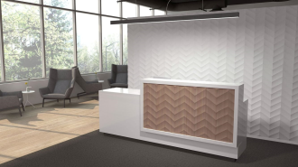 Free Revit Download – Profile Front Inset Reception Desk - 600.20 ...