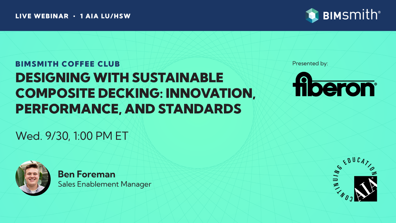 New Virtual CEU Session – Designing with Sustainable Composite Decking: Innovation, Performance, and Standards