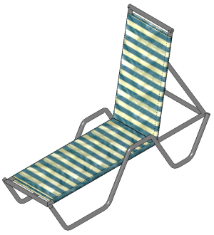 Free Furniture Revit Download – Beach Chair – BIMsmith Market