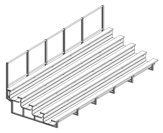 Free Equipment Revit Download – Bleachers – BIMsmith Market