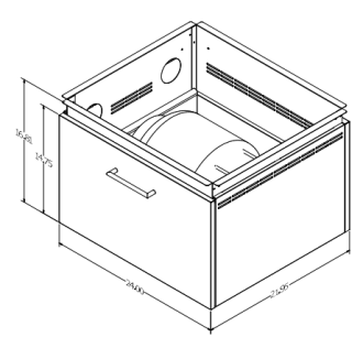 Propane Rack Revit Free Outdoor Cabinets Revit Download – Cosmopolitan Kitchen Propane ...