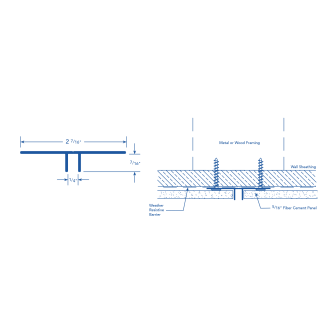 Cmu Riglet Fry Reglet Revit Families & BIM Content – BIMsmith Market